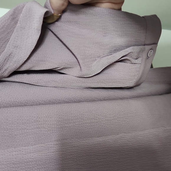 Penningtons - Lilac Long sleeve button-up blouse - 4x - Picture 7 of 9